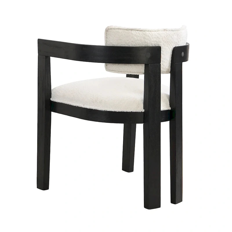 Sedia da pranzo moderna e sofisticata Conrad con braccioli di Christopher Knight Home