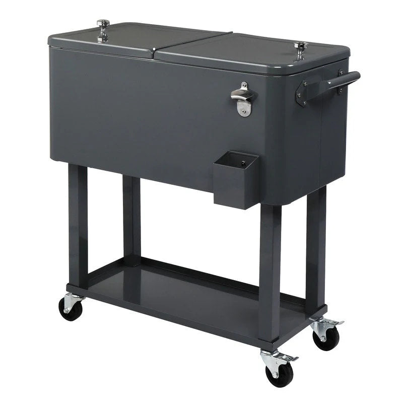 Frigorifero spray in ferro da 80QT con ripiano