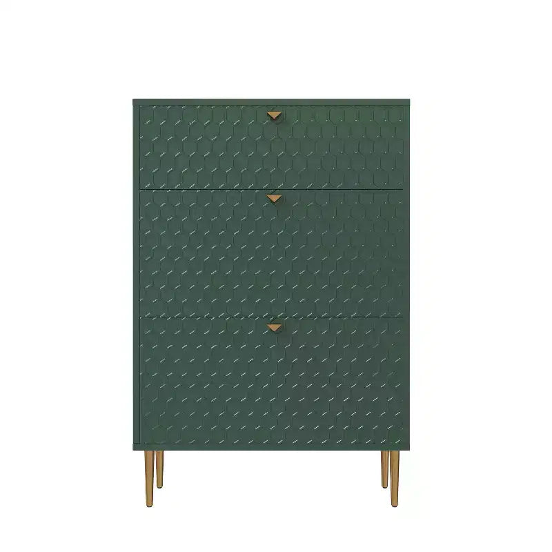 CLIHOME Meuble à chaussures d'entrée 24 paires, avec tiroirs basculants, étagère de rangement