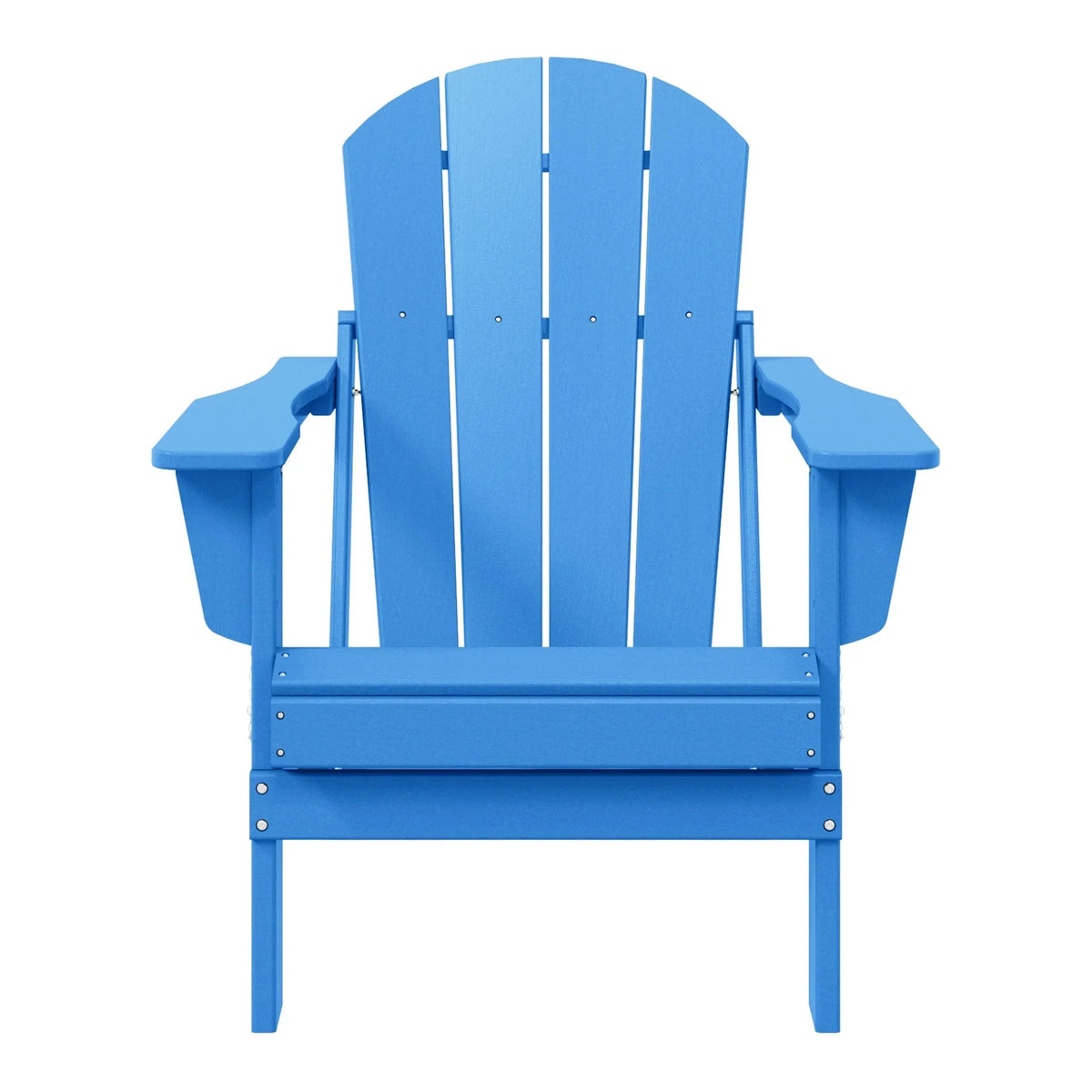 Polytrends Laguna Sedia Adirondack Pieghevole da Esterno per Patio Resistente allo Sbiadimento e alle Intemperie