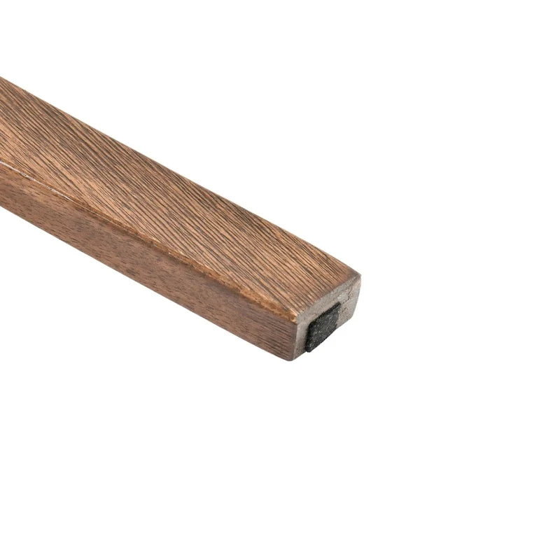 Set di 5 mobili da pranzo in legno massello 47L (1 tavolo + 4 sedie con schienale a doghe)