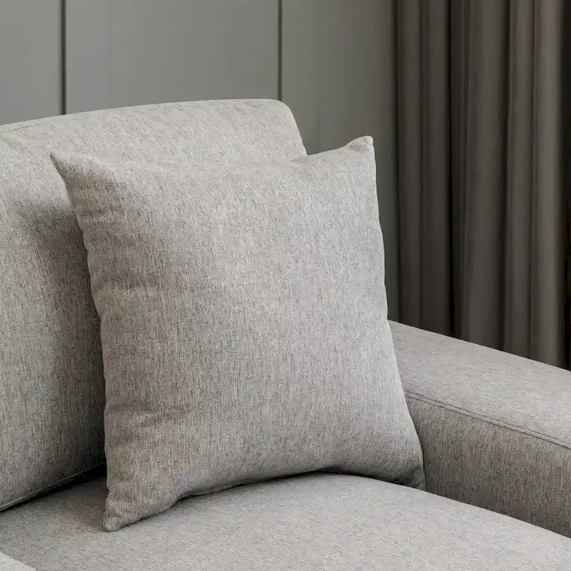 Divano letto chaise longue oversize moderno metà secolo con cuscino