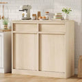 Pattumiera Inclinabile, Rovere Naturale, Pattumiera con Contenitore e Cassetto, Cestino Nascosto, Cesto Portabiancheria per Cucina, Sala da Pranzo, Soggiorno