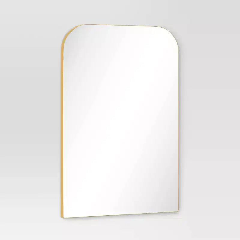 Specchio da mensola infinito in ottone 61 x 91 cm - Threshold™: resistente alla ruggine, montaggio a parete, arredamento moderno
