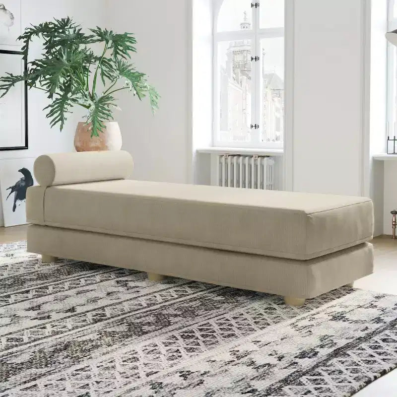 Lit de repos / Lit pliant grand format (Queen-Size) - Microvelours