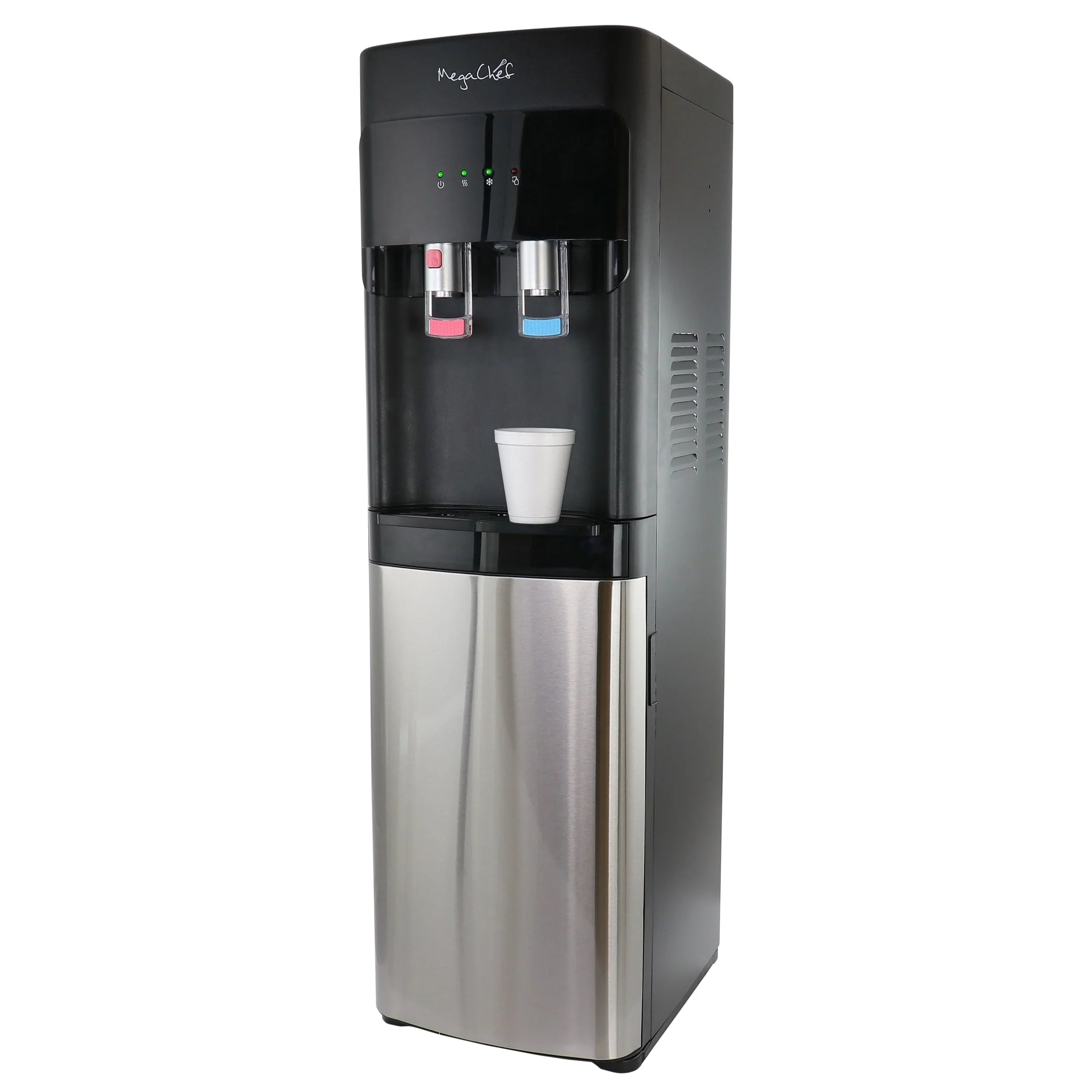 Distributore d'acqua calda e fredda con carico inferiore MegaChef - 12x13.6x41