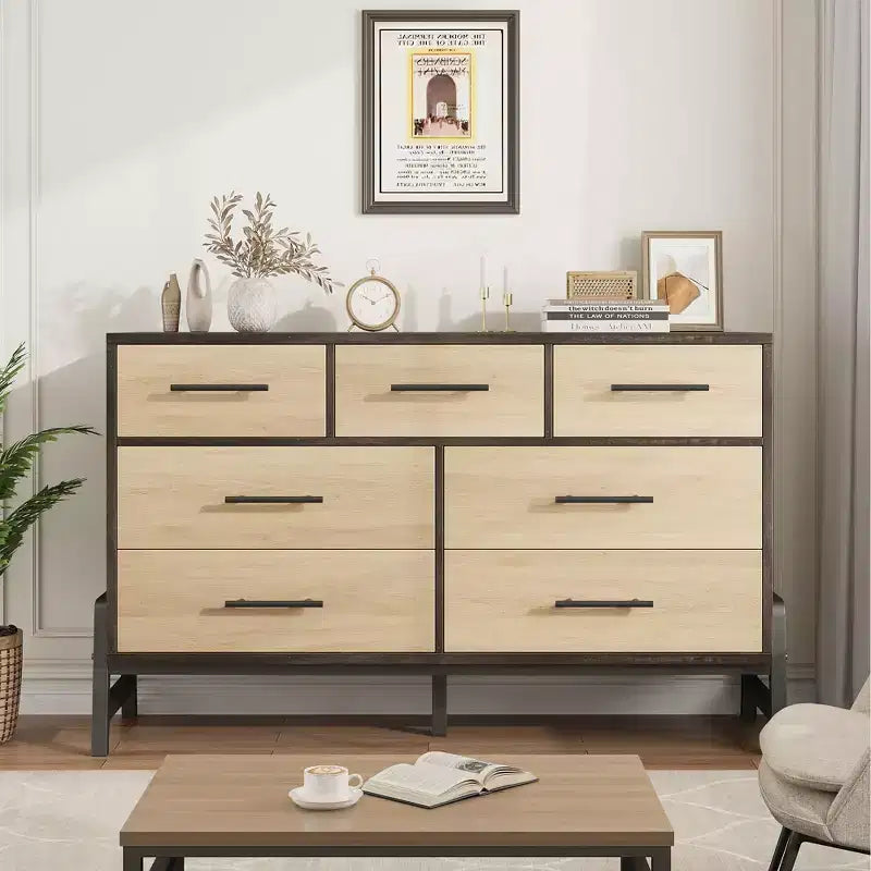 7-Drawer Dresser for Bedroom - 52" Wide Storage Chest