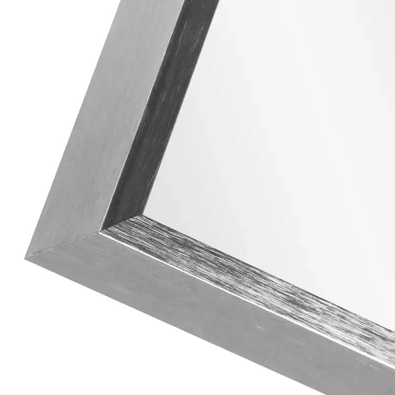 2 Pieces 36 In.H X 24 In.W Gold Aluminum Alloy Fine Edged Rectangular Hanging Mirror Frame Wall Mirror