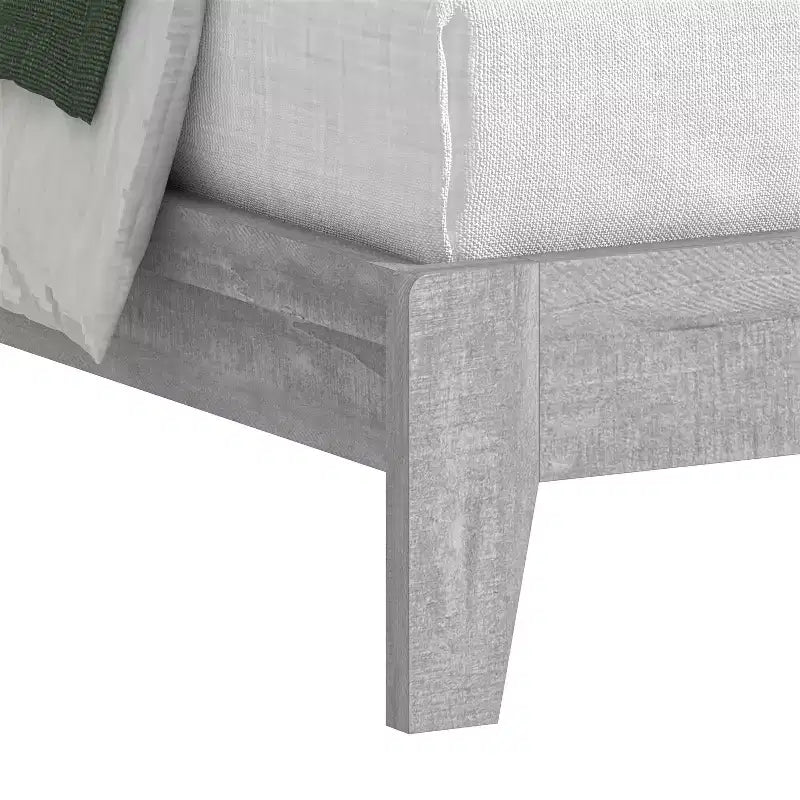 Letto Galano Queen Payne Luxe con testiera Rovere grigio polvere