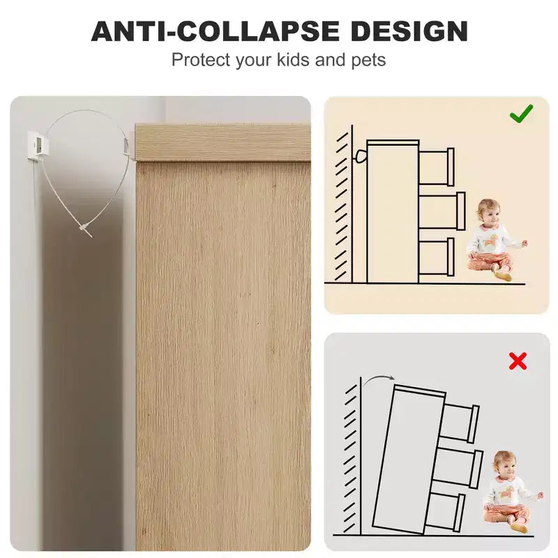 Comò a 7 cassetti per camera da letto, cassettiera in legno da 46,8 pollici con maniglie a incasso, organizer per vestiti, mobile TV per corridoio