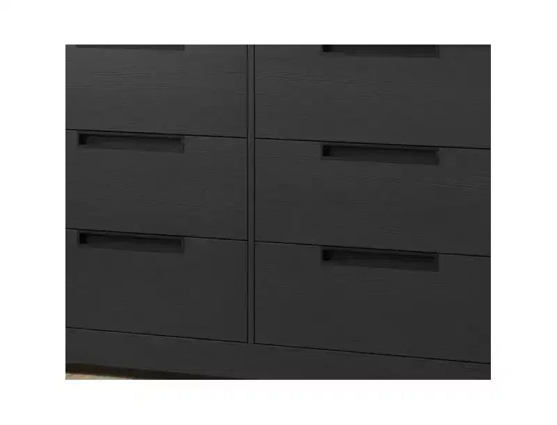 7 Drawer Dresser for Bedroom, 46.8W Wooden Chest of Drawers with Embedded Handles, Clothes Storage Organizer, Dresser TV Stand for Hallway