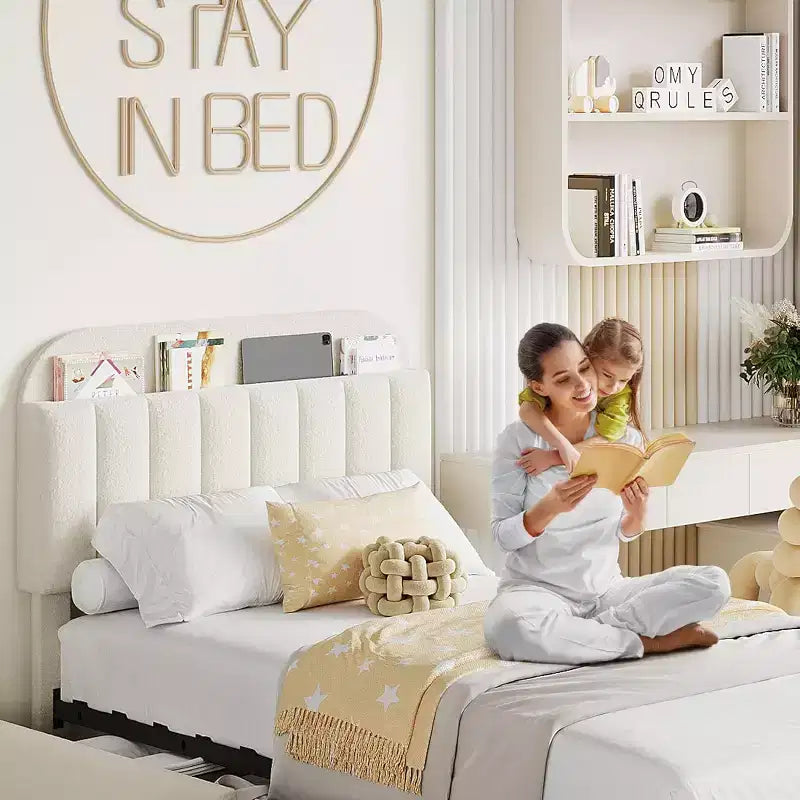 COZONY Struttura Letto Singolo/Singolo XL con Cassetti Contenitore