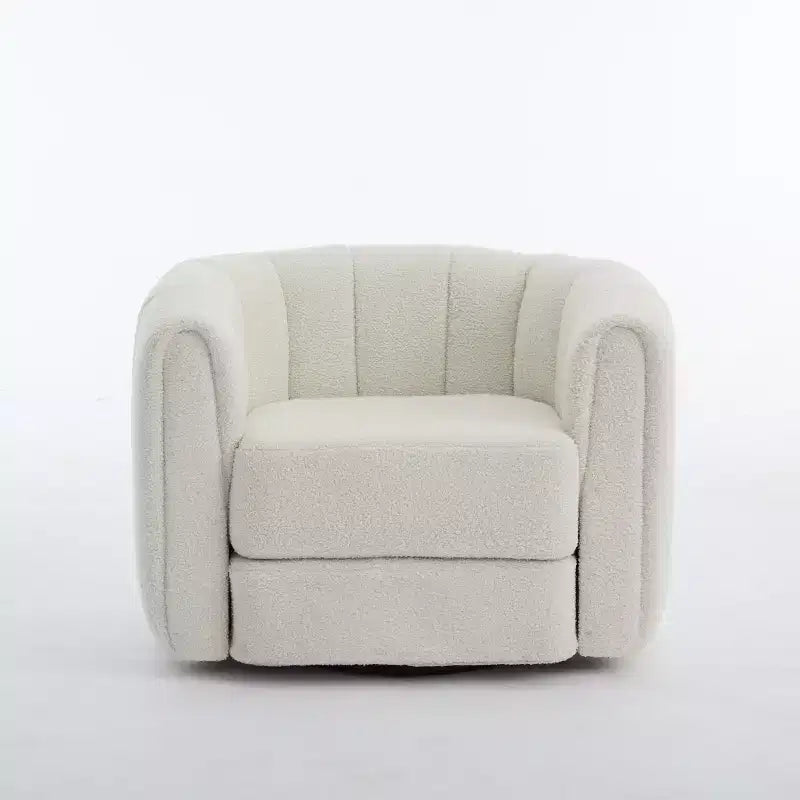 Poltrona girevole a barilotto Whisen Modern