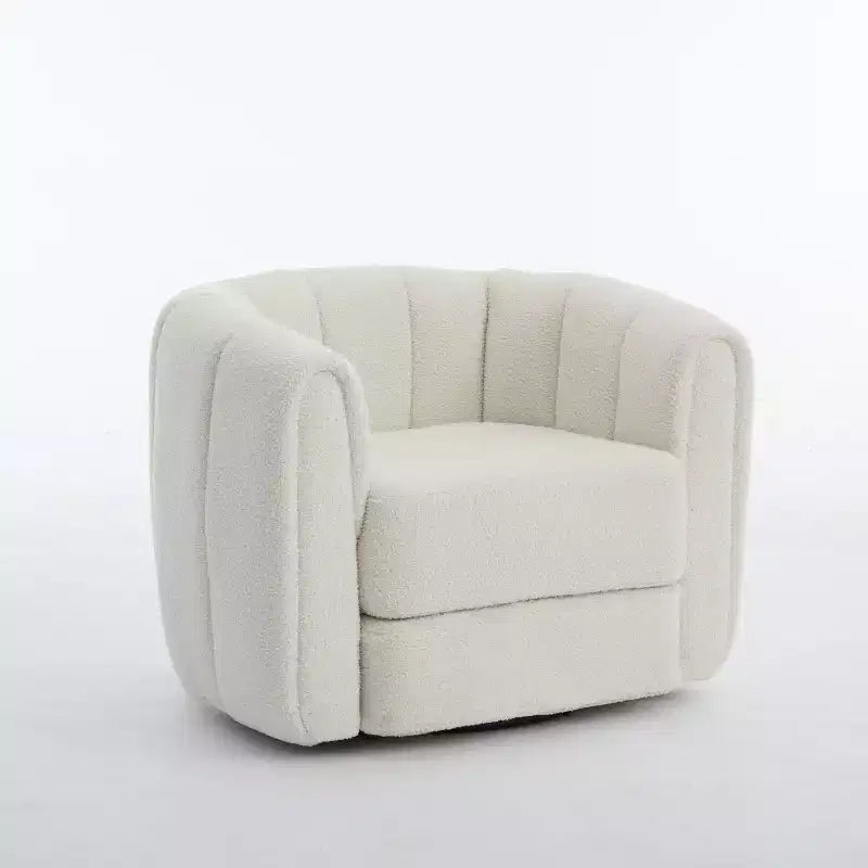 Poltrona girevole a barilotto Whisen Modern