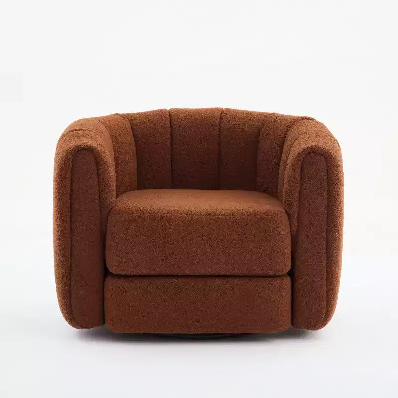 Poltrona girevole a barilotto Whisen Modern