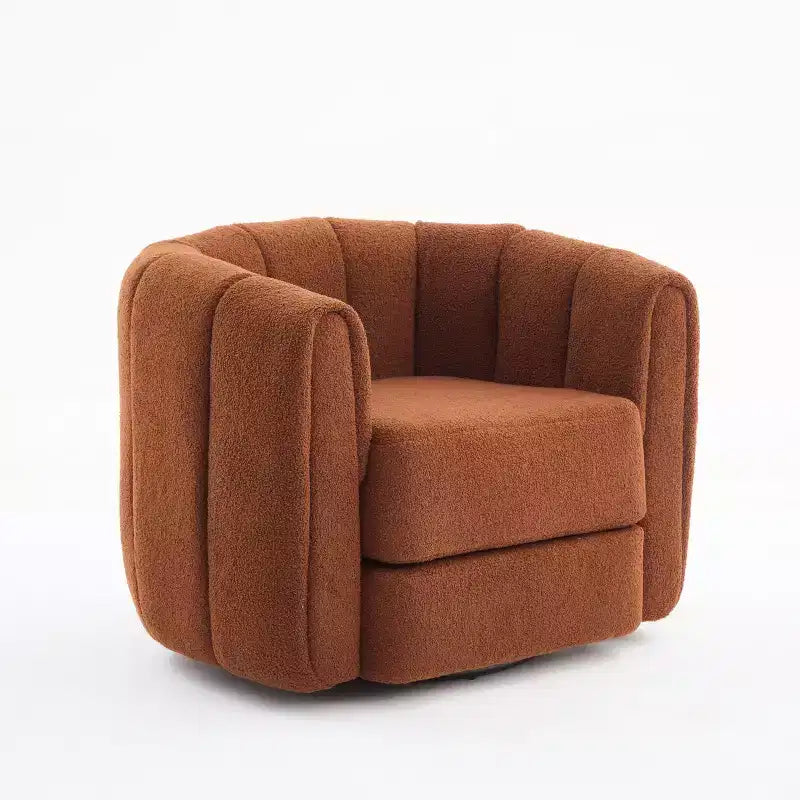 Poltrona girevole a barilotto Whisen Modern