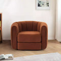 Whisen Modern Swivel Barrel Chair