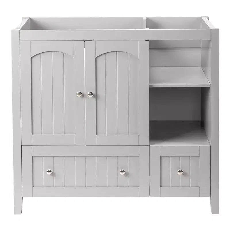 Karl Home Gray Bathroom Vanity Without Sink Top
