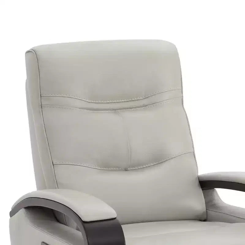 Leather Power Recliner Swivel Glider Rocker with Power Headrest