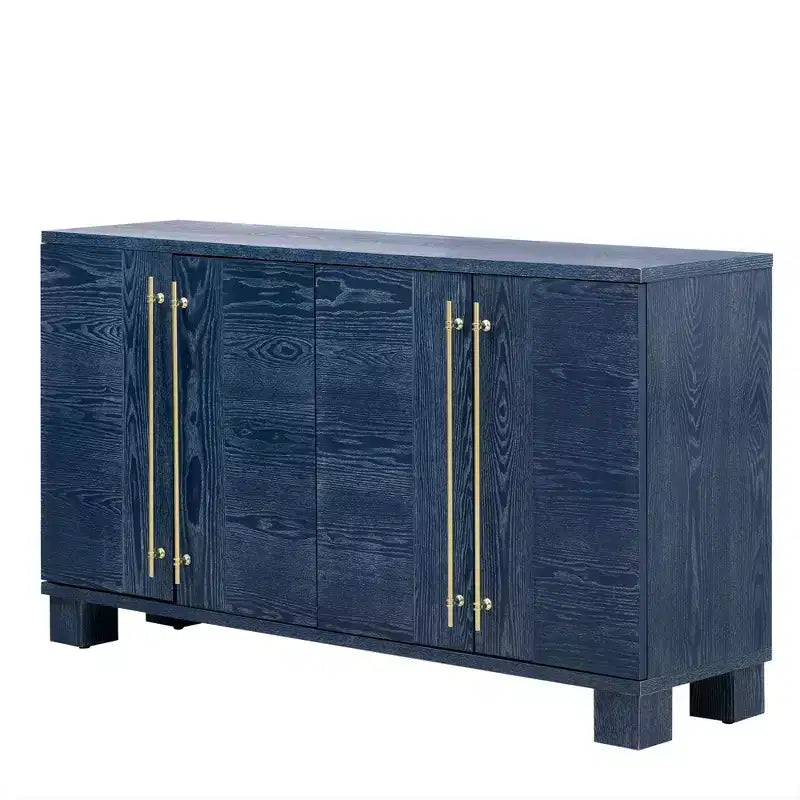 Modern Sideboard Cabinet, Bufft Cabinet with 4 Doors and 4 Shelves, Storage Cabinet for Living Room, Dining Room, Kitchen