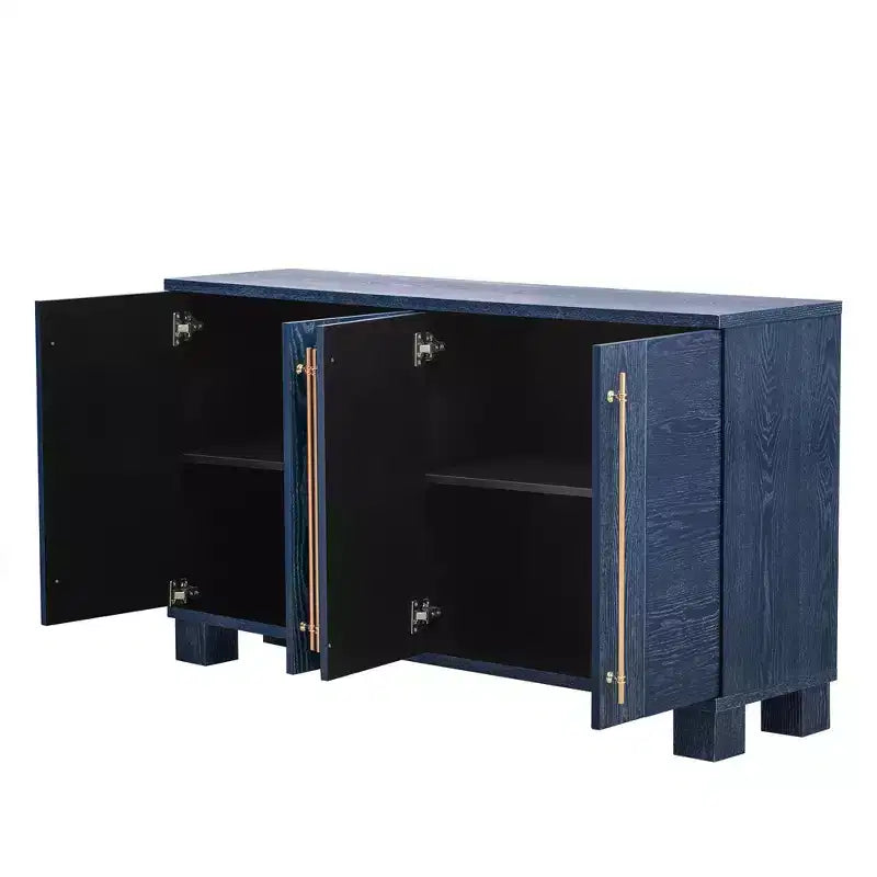 Modern Sideboard Cabinet, Bufft Cabinet with 4 Doors and 4 Shelves, Storage Cabinet for Living Room, Dining Room, Kitchen