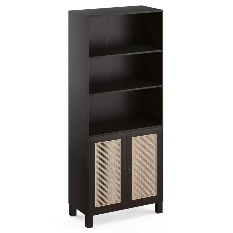 Minimalist Sideboard Buffet Cabinet with 2 Doors and 5 Shelves