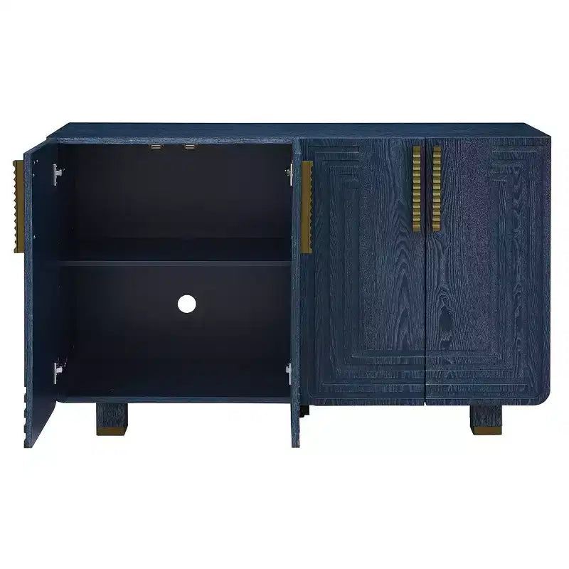 54" Vintage Sideboard Cabinet with 4 Doors and 4 Shelves