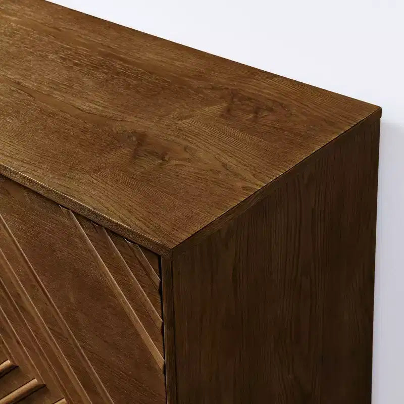 60.5" Farmhouse Sideboard Cabinet with 4 Doors and 4 Shelves