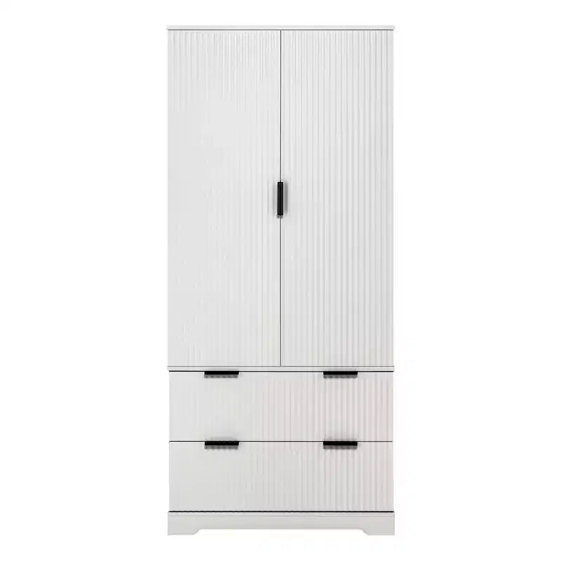 72in Modern Tall Storage Cabinet, Storage Cabinet with 2 Doors and 4 Drawers, Cabinet for Lving Room, Hallway, Kitchen