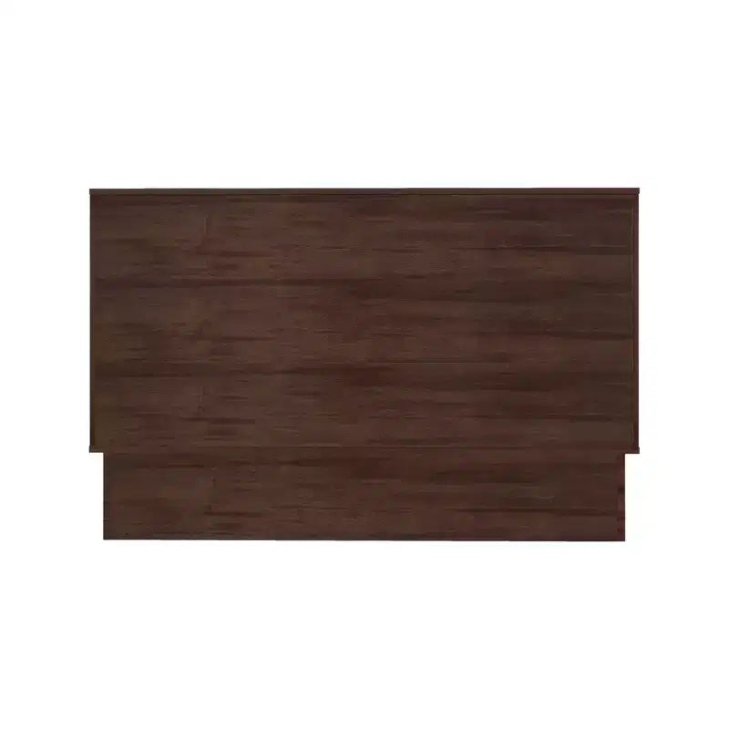 Solid Wood Frame Queen Murphy Bed with Built-in Charger and Storage Drawer