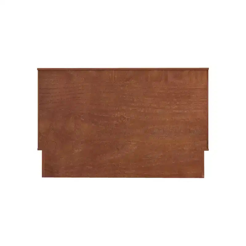 Solid Wood Frame Queen Murphy Bed with Built-in Charger and Storage Drawer