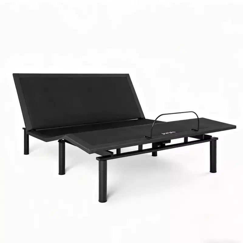 Smart Adjustable Bed Base with App Control, Anti-Snore and One-Touch Presets - Charcoal