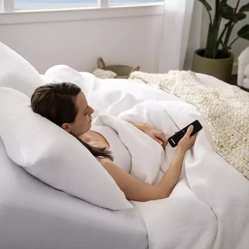 Smart Adjustable Bed Base with App Control, Anti-Snore and One-Touch Presets - Charcoal