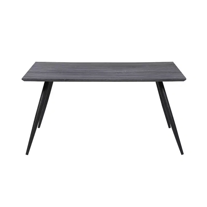 Contemporary Dining Table with Melamine Wooden Top