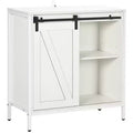 Buffet Cabinet, Farmhouse Sideboard, Bar Cabinet with Adjustable Shelf, Sliding Barn Door for Kitchen