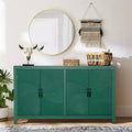 GDFStudio Rhodes Mid-Century Modern Fir Wood 59.00'' Storage Console Cabinet with 4 Doors