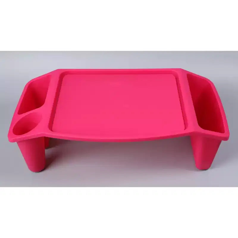 Basicwise Vassoio da scrivania per bambini, tavolino portatile per attività