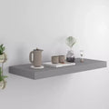 Wall Shelf Grey Honeycomb MDF, metal frame Medium Wall Shelf