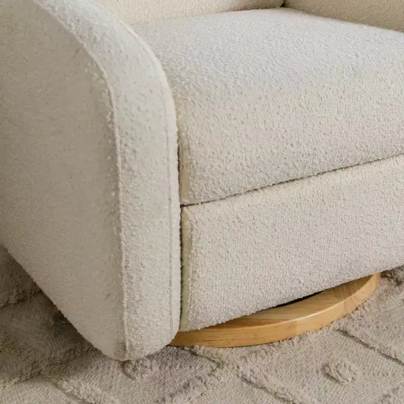 Babyletto Nami, poltrona reclinabile elettronica e scorrevole girevole con porta USB