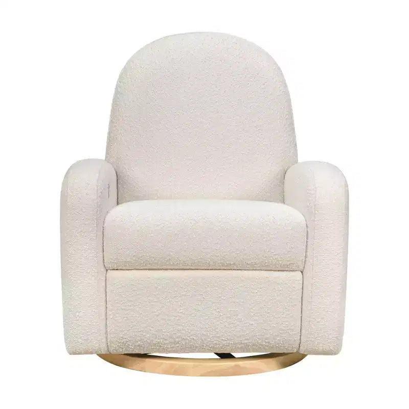 Babyletto Nami, poltrona reclinabile elettronica e scorrevole girevole con porta USB