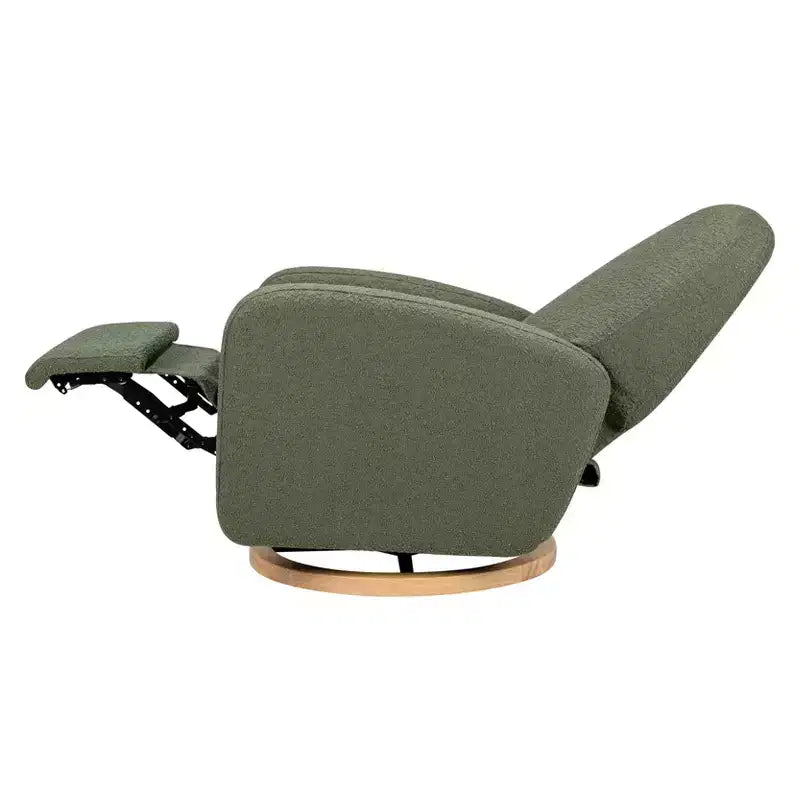 Babyletto Nami, poltrona reclinabile elettronica e scorrevole girevole con porta USB