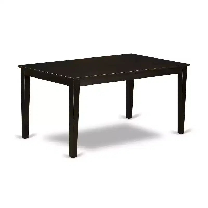 HomeStock Tavolo da Pranzo Rettangolare a 6 Pezzi in Legno Massello Finitura Cappuccino con 1 Panca e 4 Sedie