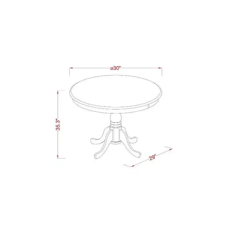 Set Tavolo Altezza Bancone con 4 Sedie - Moderno Set Dinette per Cucina o Sala da Pranzo