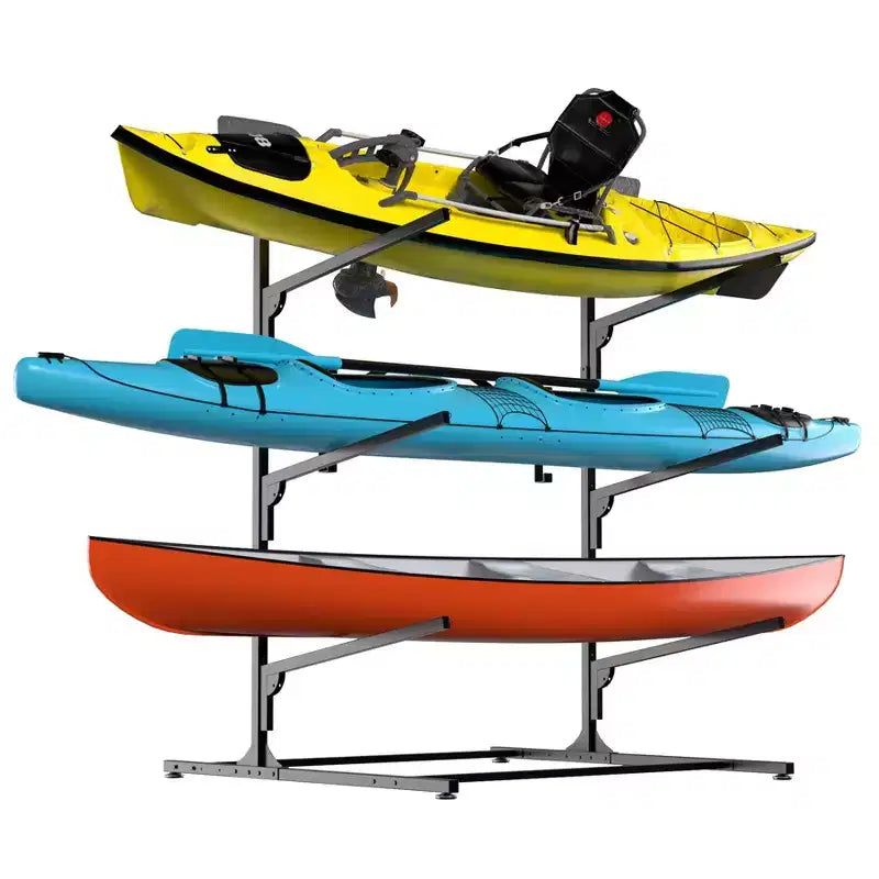 Supporto per Kayak, Porta Kayak Robusto per Garage e Stoccaggio Esterno, Porta Tavole da Surf Resistente alle Intemperie e Robusto, Canoe Kayak Regolabili