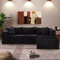 Modular Sectional Sofa - Couch with Chaise, Corduroy Couch, l Shaped Couches for Living Room