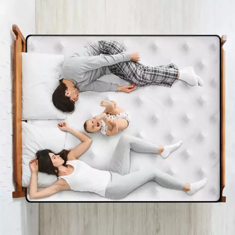 Materasso King Size, Materasso King in Memory Foam Gel da 14 Pollici per Notti Fresche e Sollievo dalla Pressione, Sensazione Media Morbida con Isolamento del Movimento