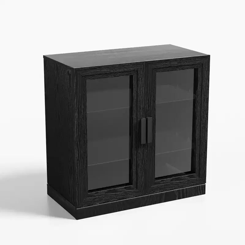 Mobile e credenza impilabili in legno massello con ripiani regolabili