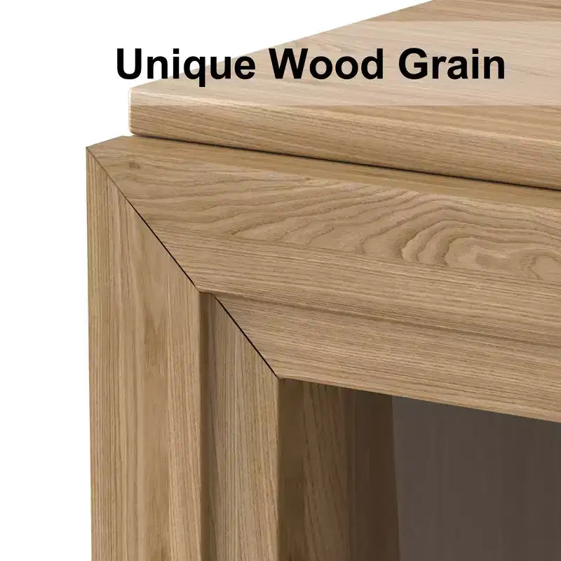 Mobile e credenza impilabili in legno massello con ripiani regolabili