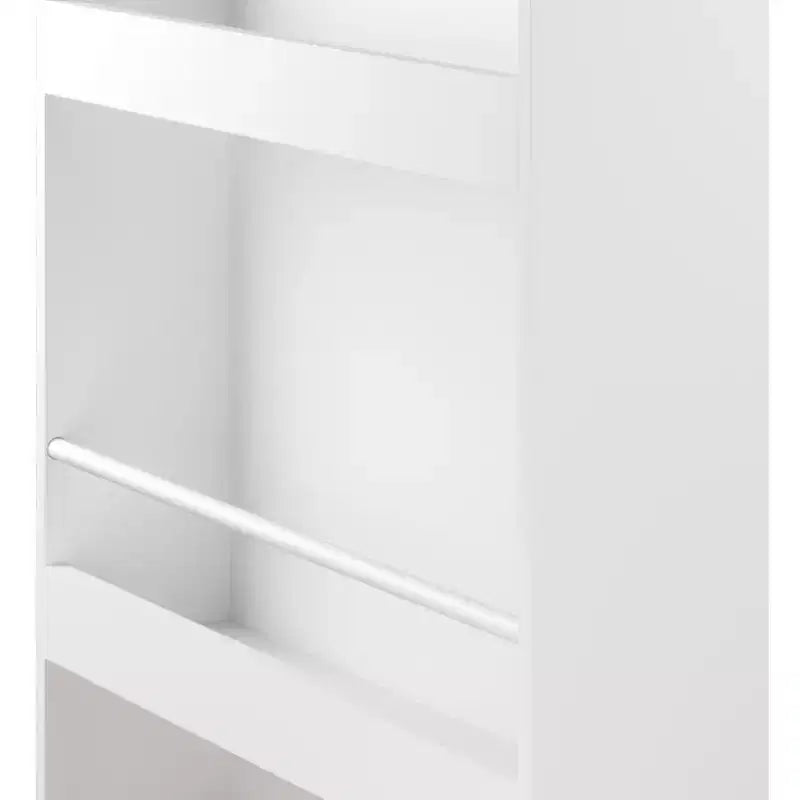 Homy Casa Scaffale a parete per bambini con ripiani espositivi frontali, bianco