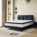 Whisen 12 Full Size Hybrid Mattress with 7-Zoned Memory Foam, Individual Pocket Spring, Knitted Cover